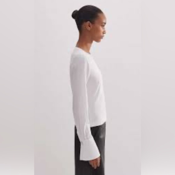 ME + EM Feature Button Crew Neck Layering Shirt 6 - Picture 4 of 14